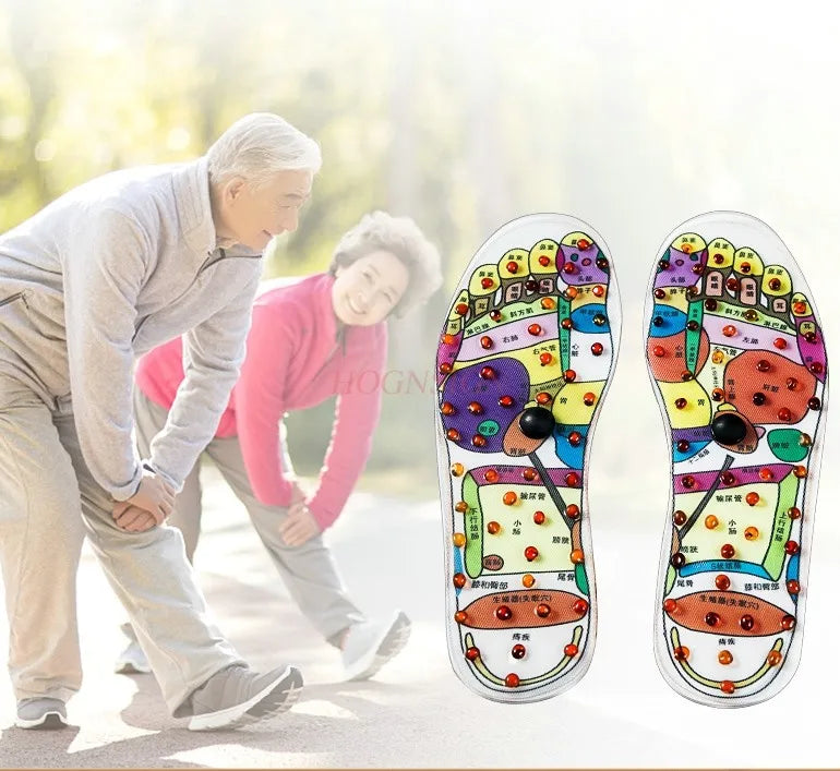 Massage insole, sole acupoint health and wellness gift, needle stone foot therapy insole