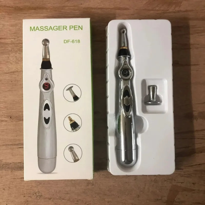 Medical Acupuncture Pen Point Detector Electronic Body Massage Pain Therapy Electric Pain Relief Health Care Home Use Device