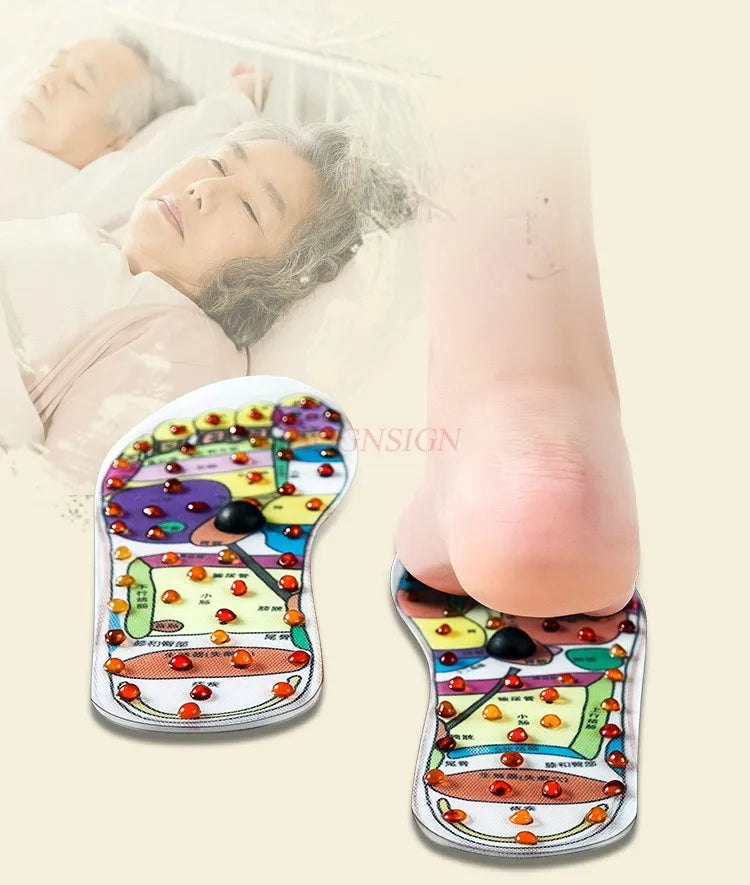 Massage insole, sole acupoint health and wellness gift, needle stone foot therapy insole