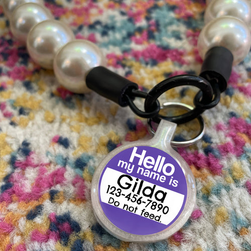 Hello Pet ID Tag Eco-Friendly Plastic Tag for Dogs and Cats