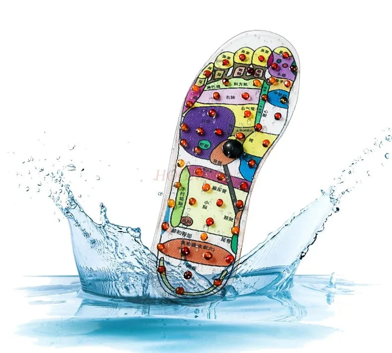 Massage insole, sole acupoint health and wellness gift, needle stone foot therapy insole