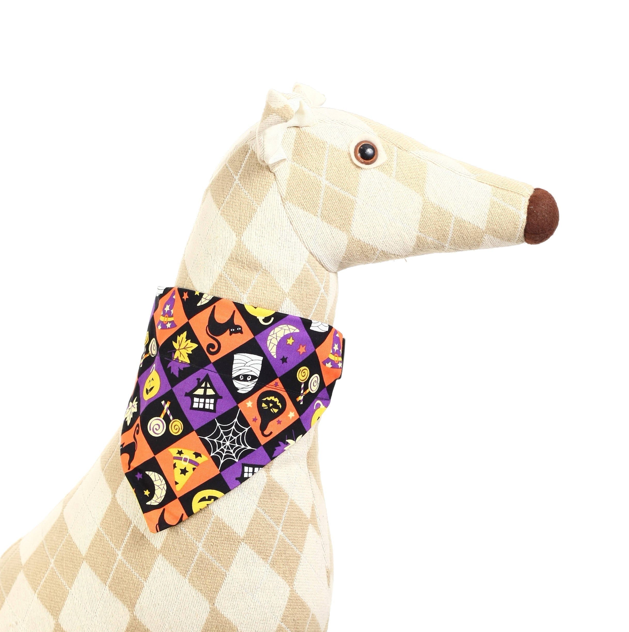 Spooky Squares Pet Scarf