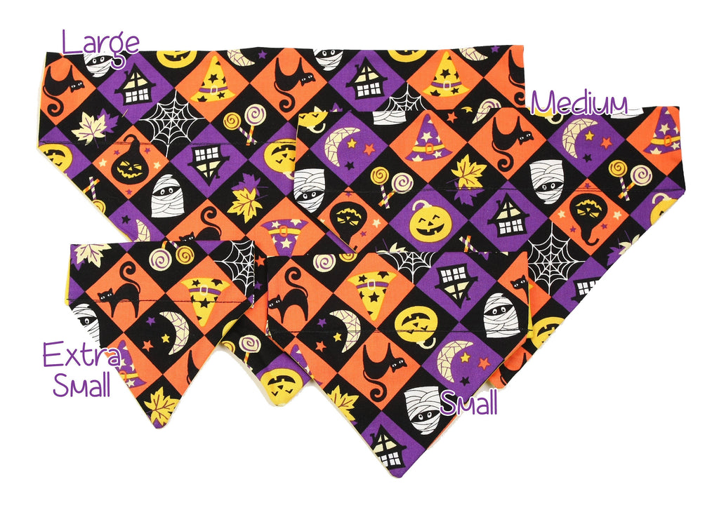 Spooky Squares Pet Scarf