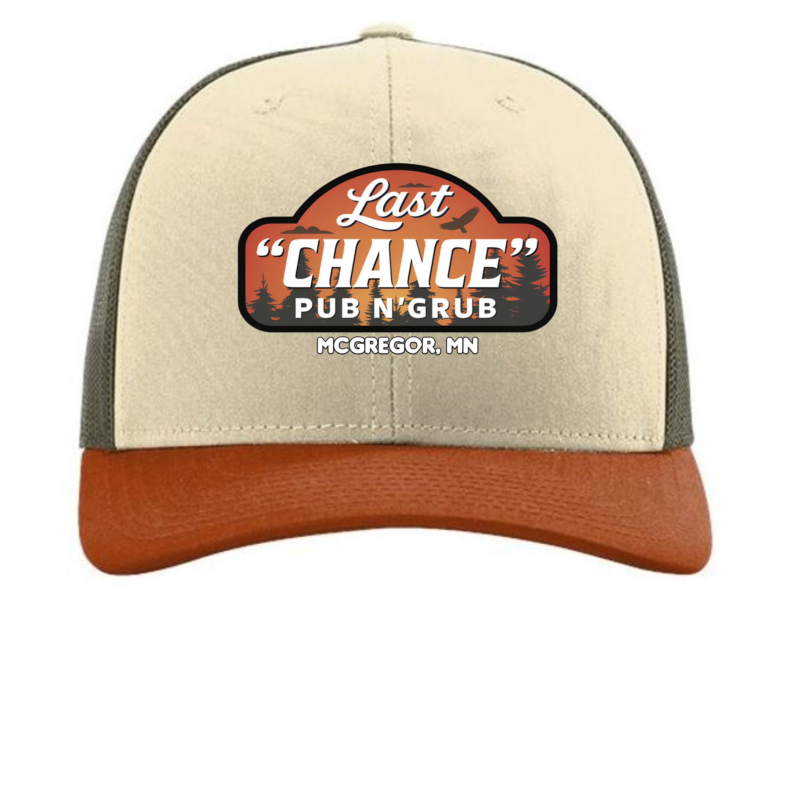 Cream/ Loden Green/ Dark Orange - FRONT