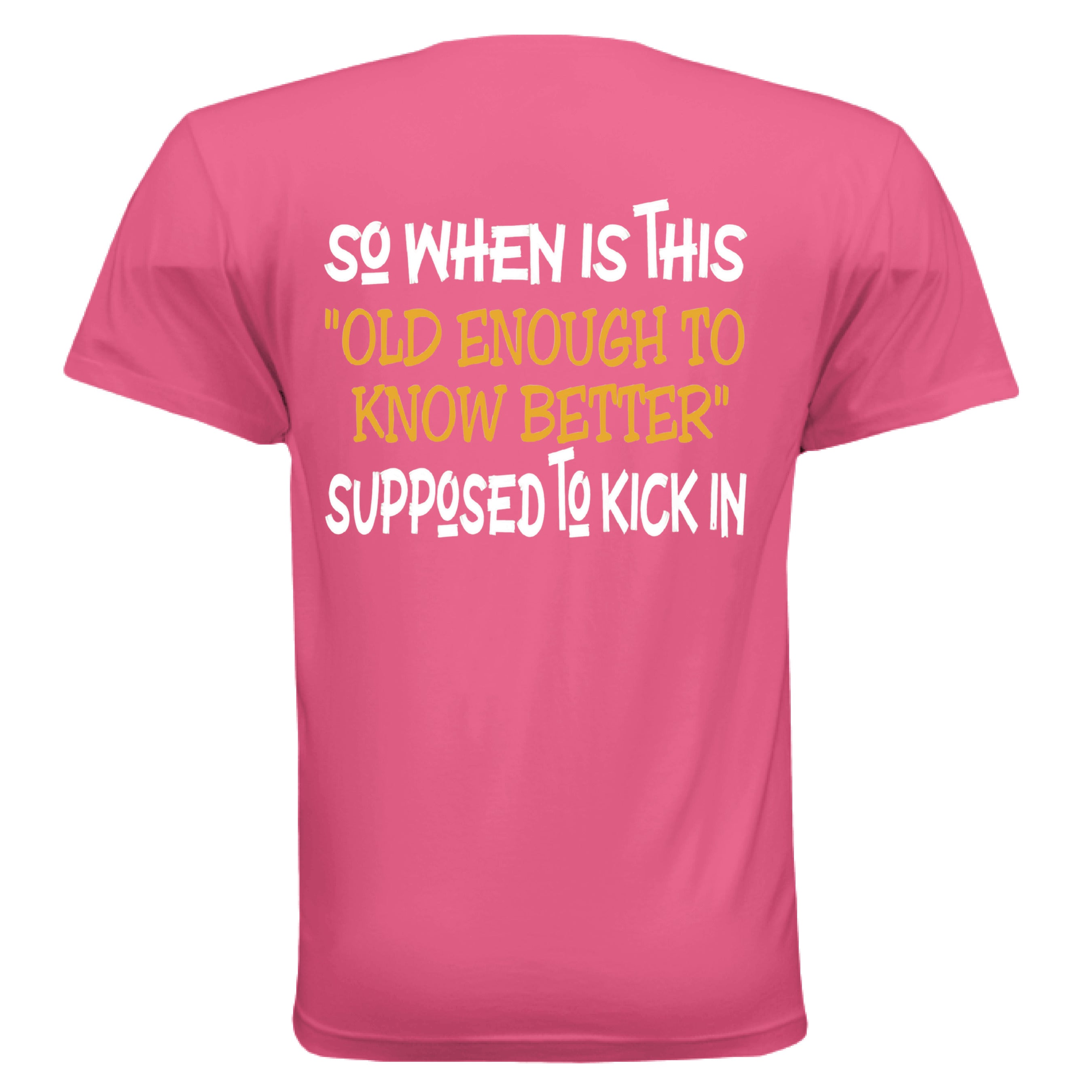 Safety Pink - BACK